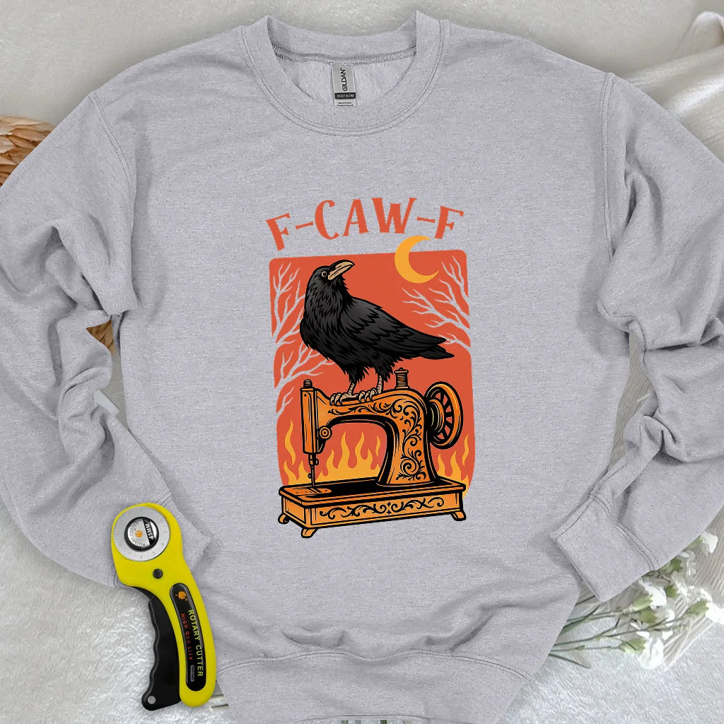 Feuriges Stich-Sweatshirt