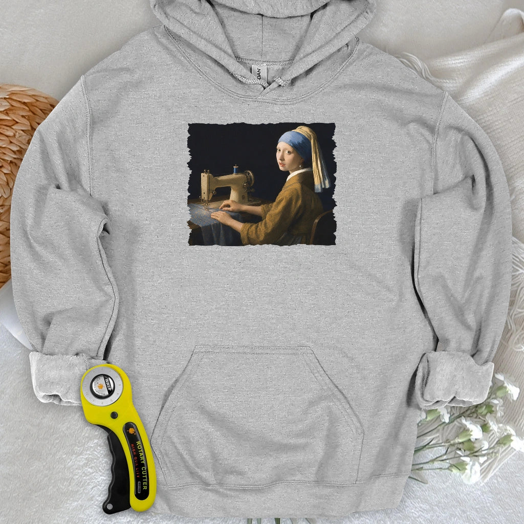 Girl With A Sewing Machine Hoodie