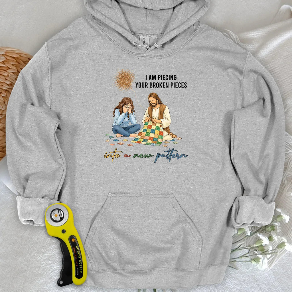 God Piecing Broken Pieces Hoodie