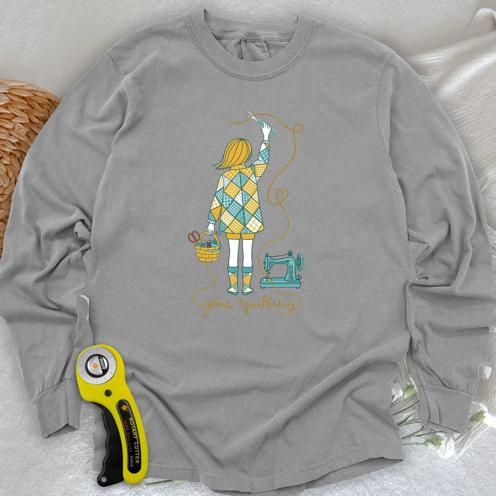 Longsleeve "Beim Quilten"