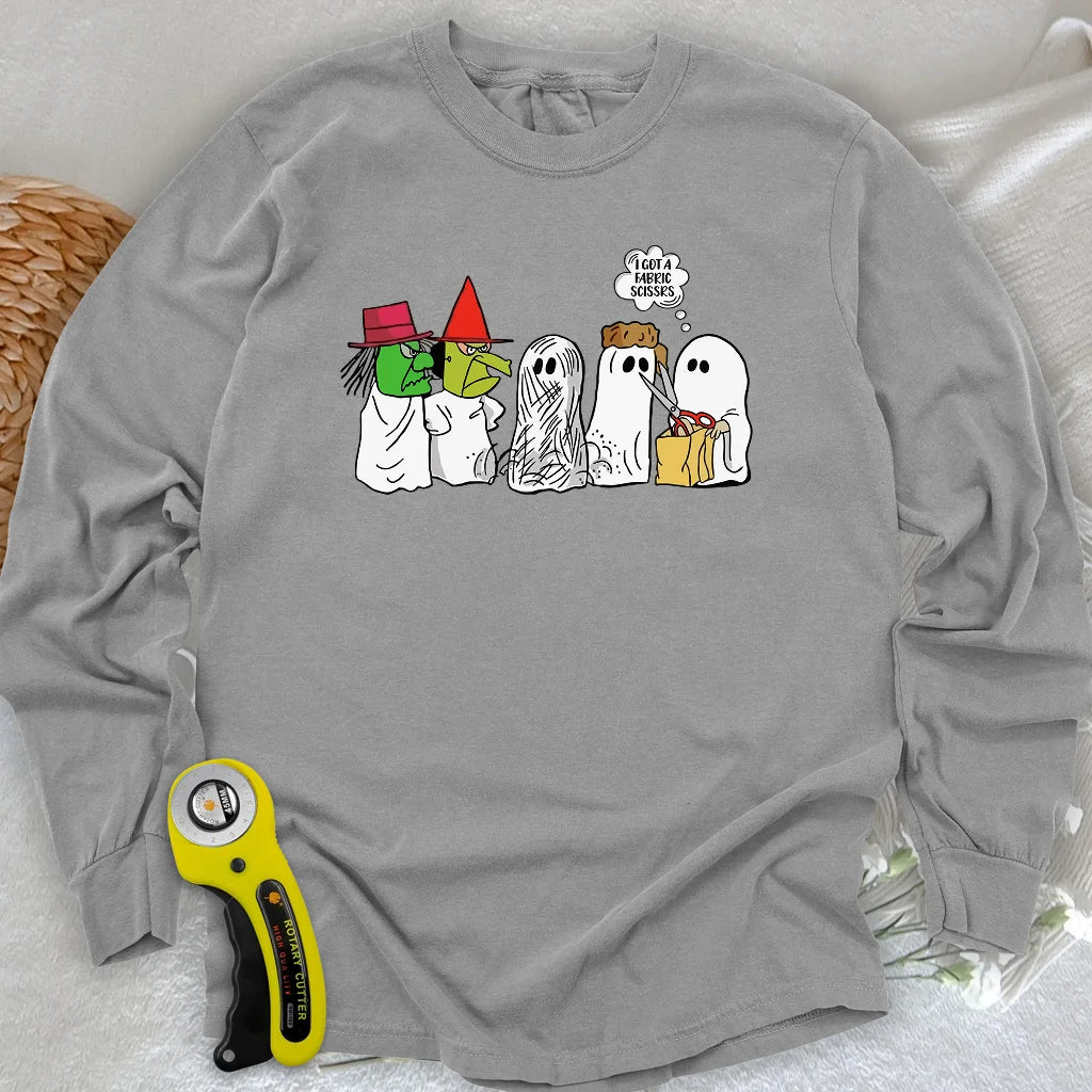 J'ai un T-shirt à manches longues Fabric Scissor