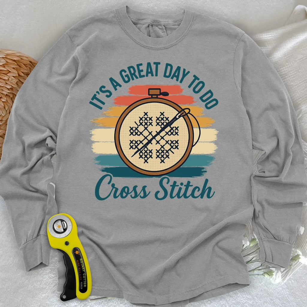 Toller Tag zum Nähen von Langarm-T-Shirts