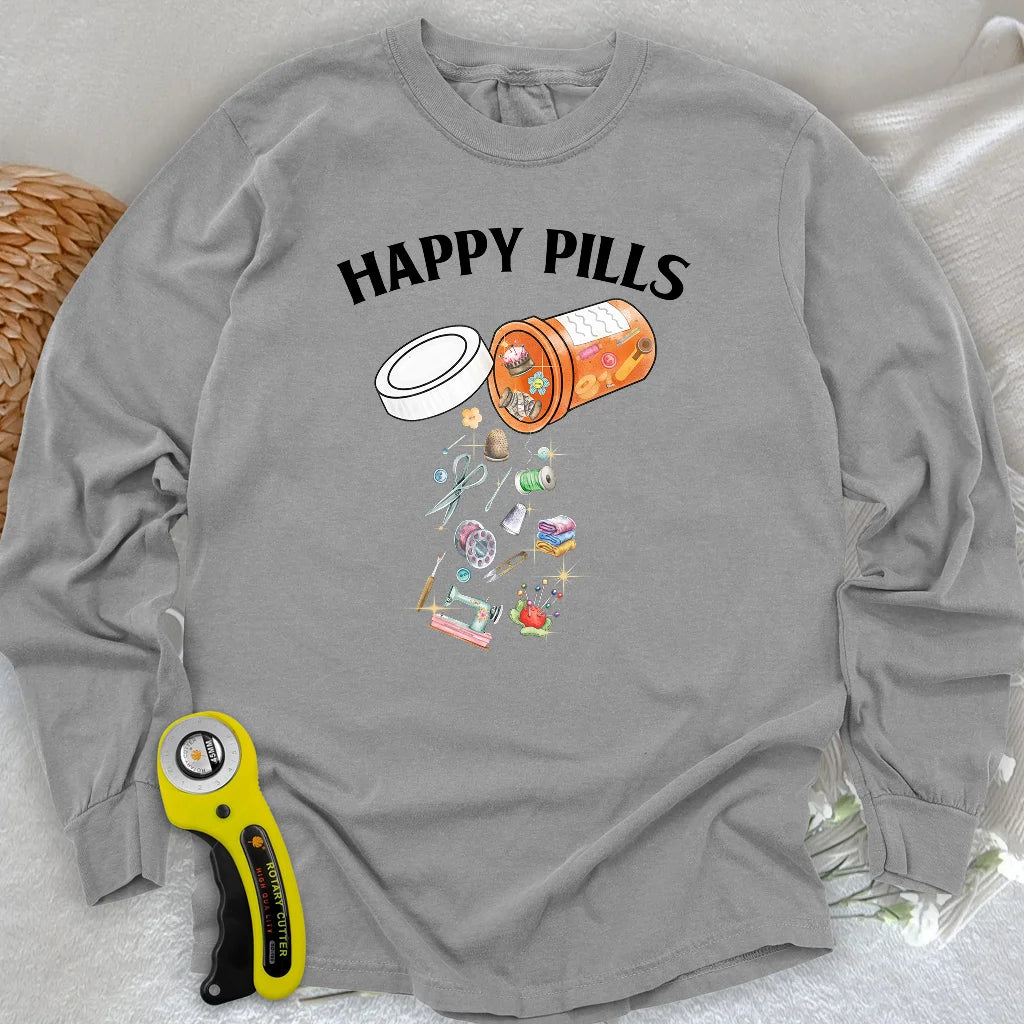 T-shirt manches longues Happy pills