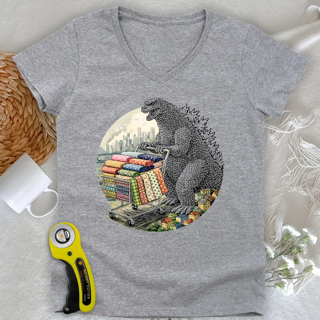 Hoardzilla Lady V-neck