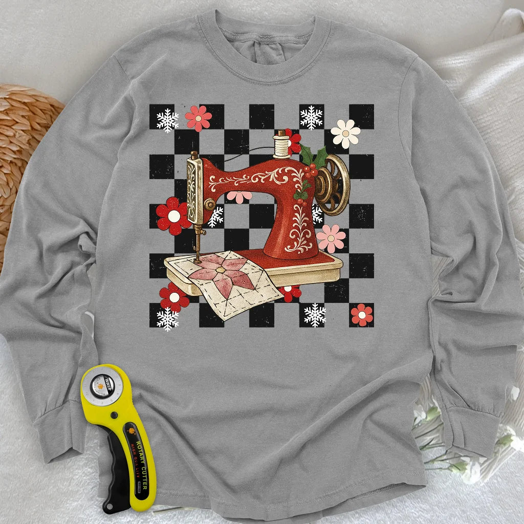 Holly Jolly Sticker Langarm-T-Shirt