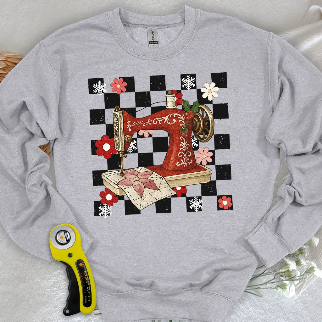 Sweat-shirt de brodeuse joyeuse