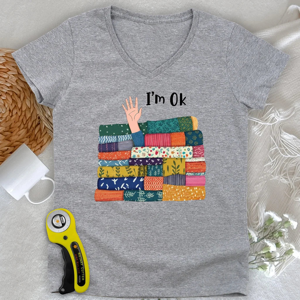 Je vais bien Col en V femme