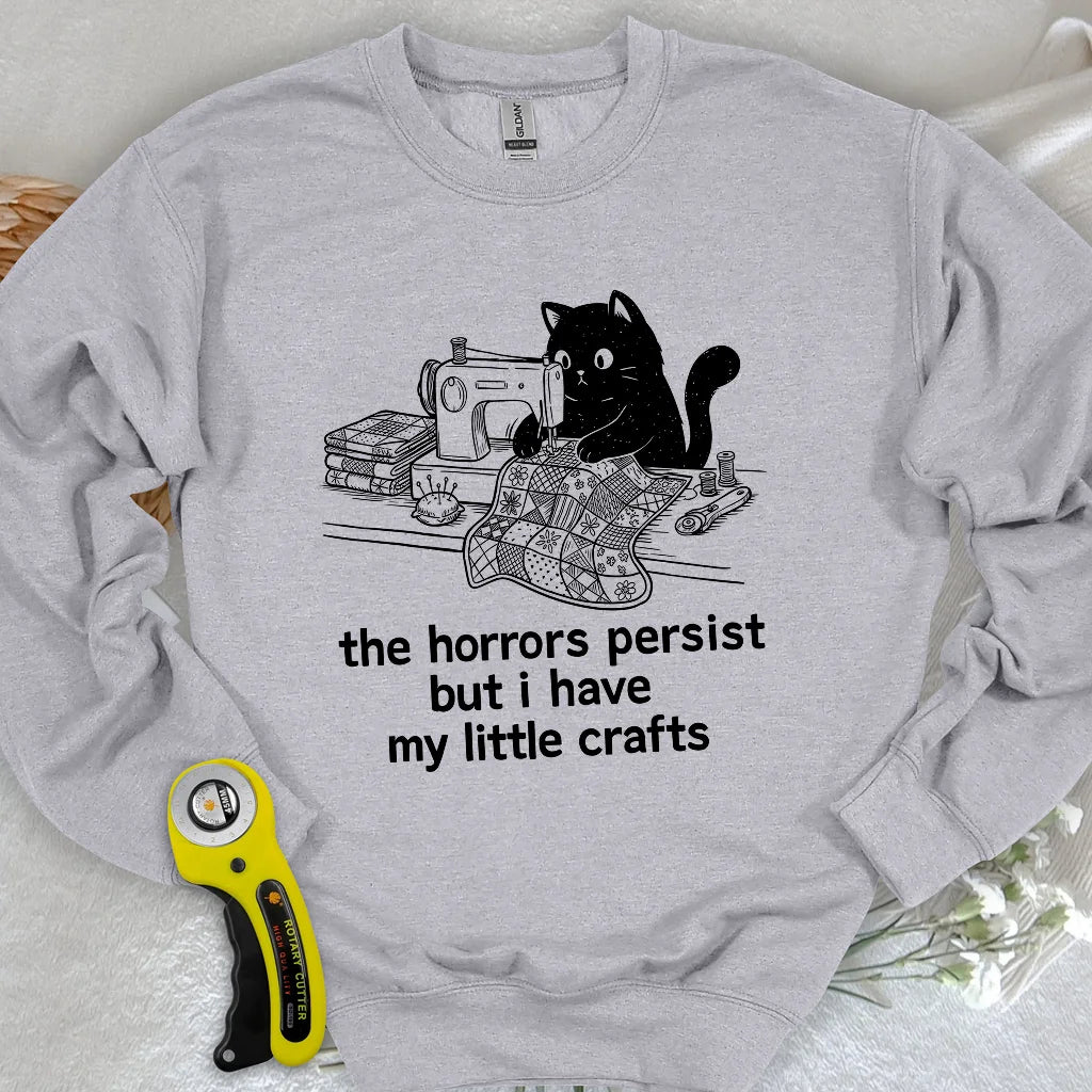 Sweat-shirt "Little Crafts vs. The World"