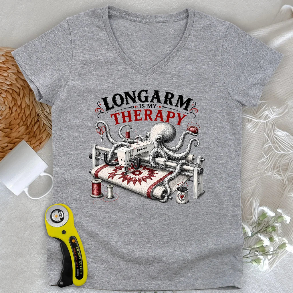 Longarm Therapy Club Lady V-neck