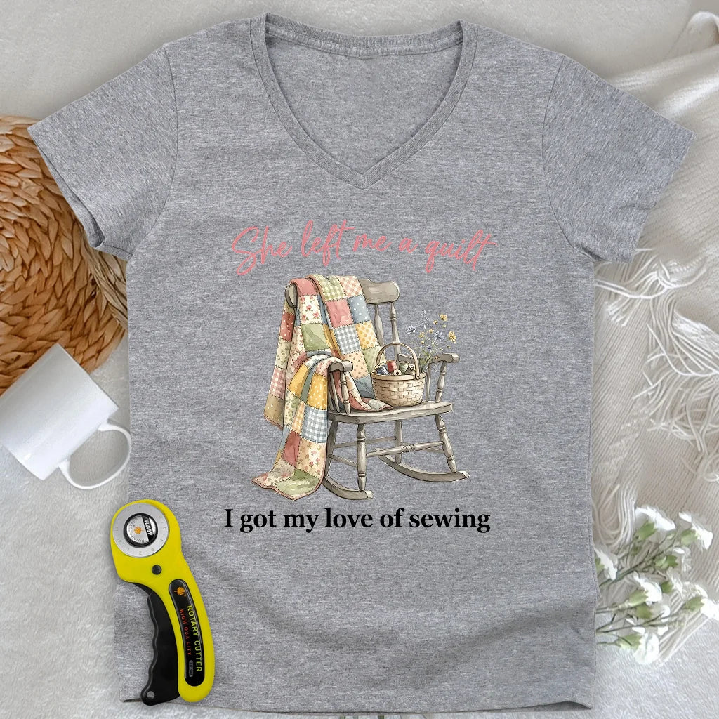 Love Passed Down Lady V-neck