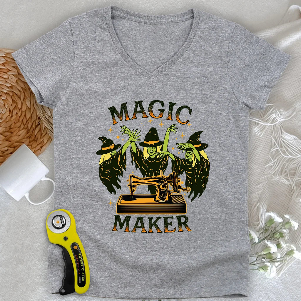 Magic Maker Lady V-neck