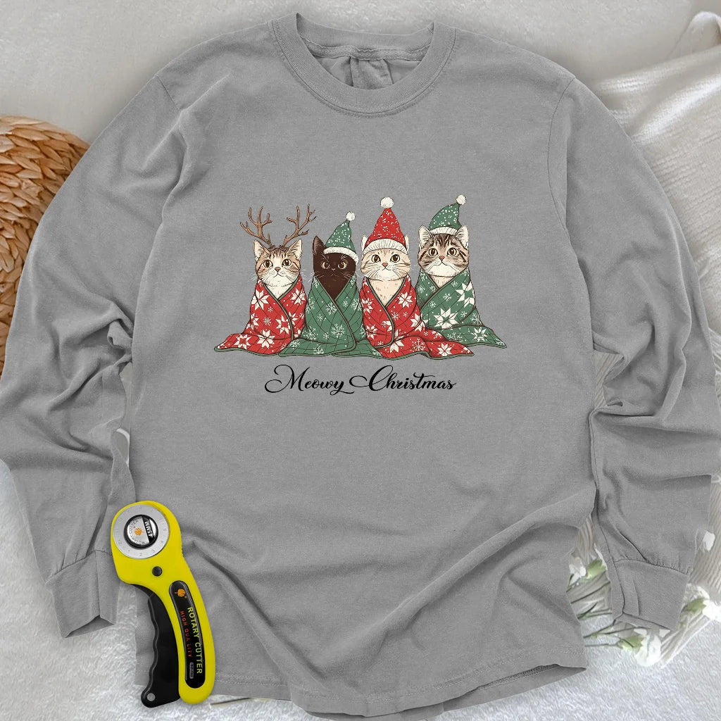 Miau-nachten Langarmshirt