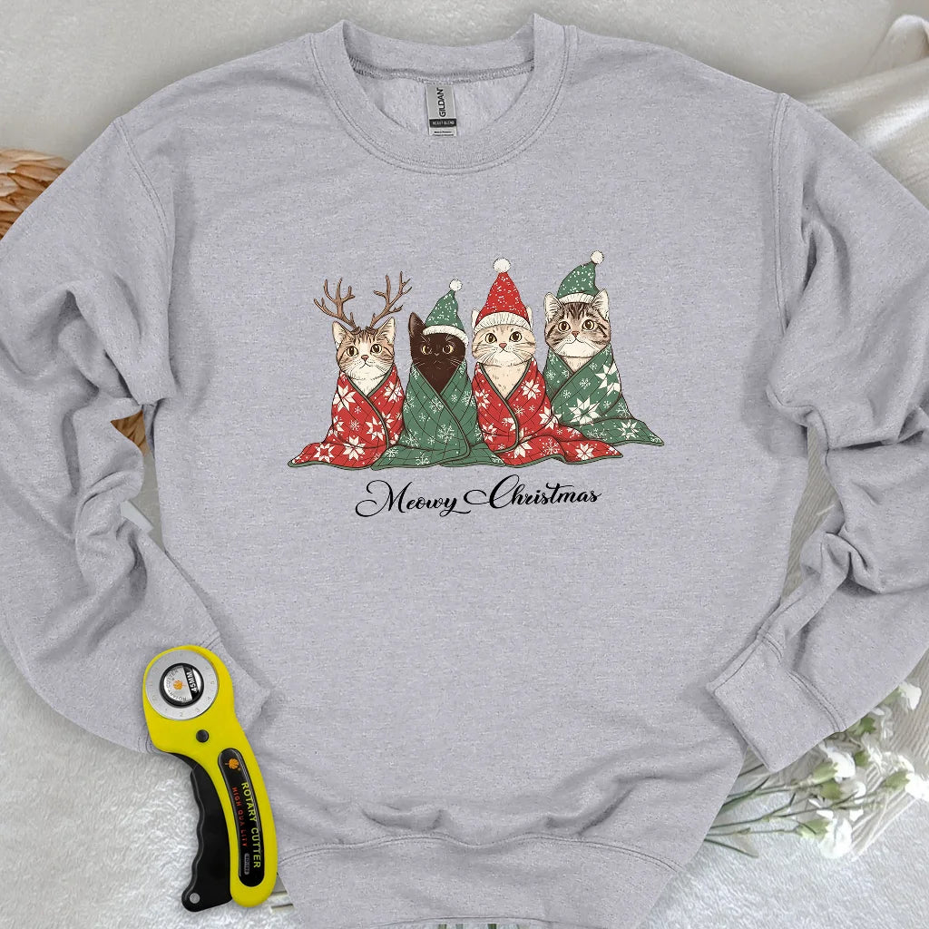 Sweat-shirt "Joyeux Noël Félint"