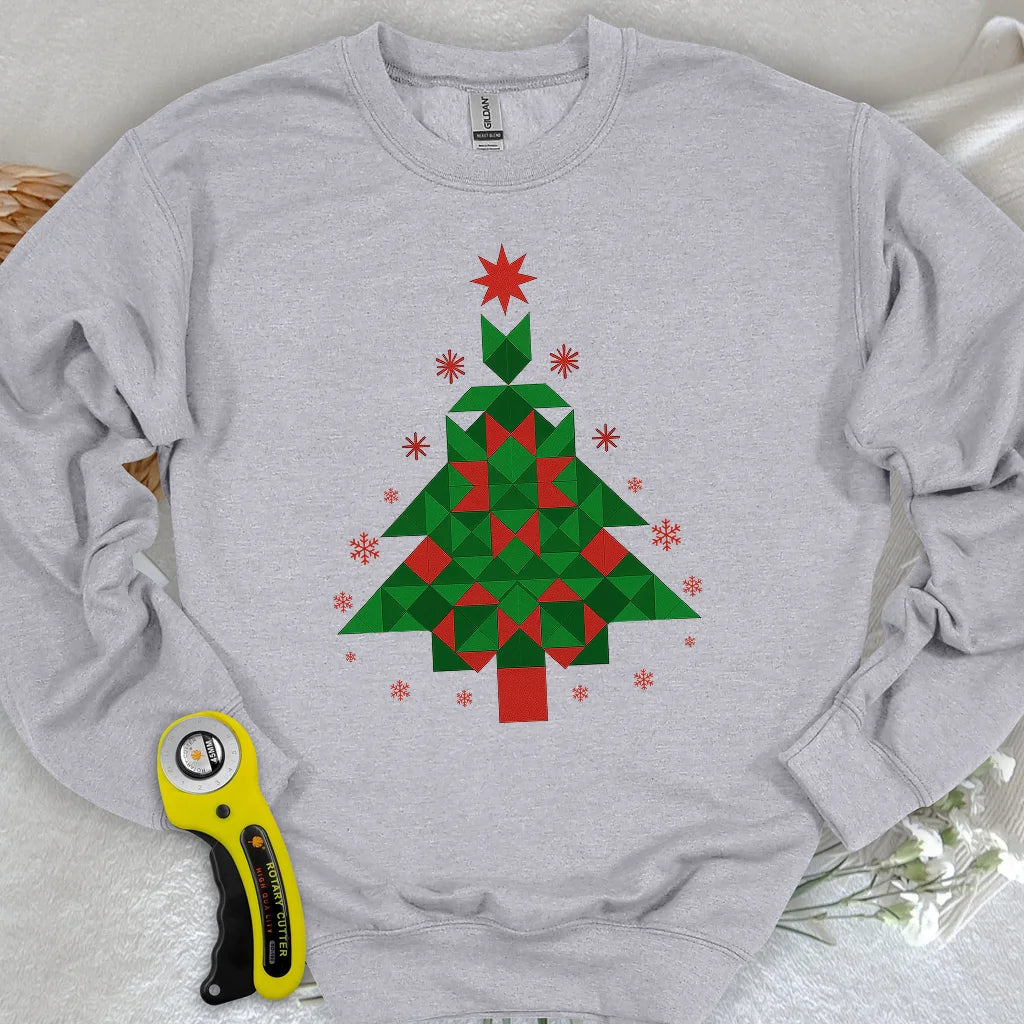 Sweat-shirt Joyeux Noël de courtepointe