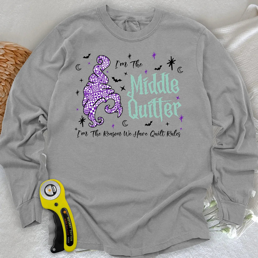 Middle Quilter Long Sleeve T-shirt