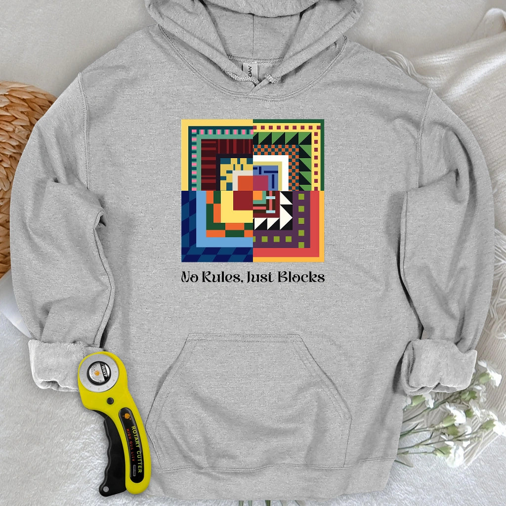 Sweat à capuche esprit quilteur moderne
