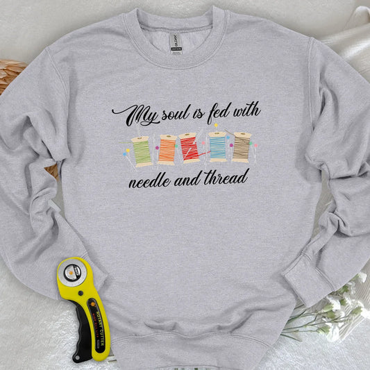 Nadeln und Fäden Sweatshirt
