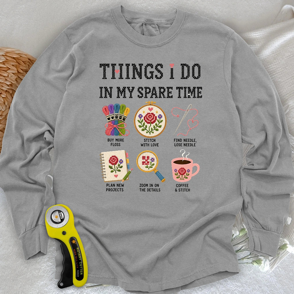 Needlework Hobbyist Long Sleeve T-shirt