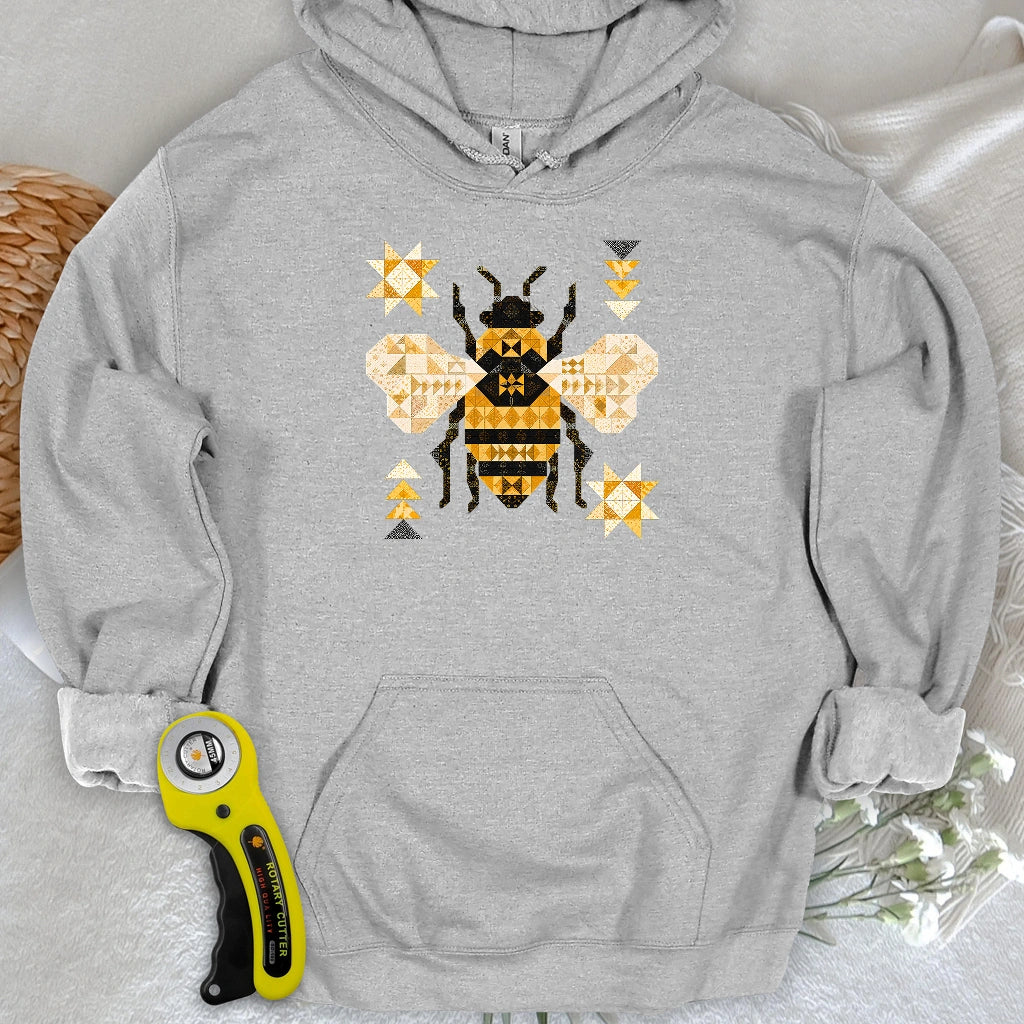 Patchwork Bee Hoodie