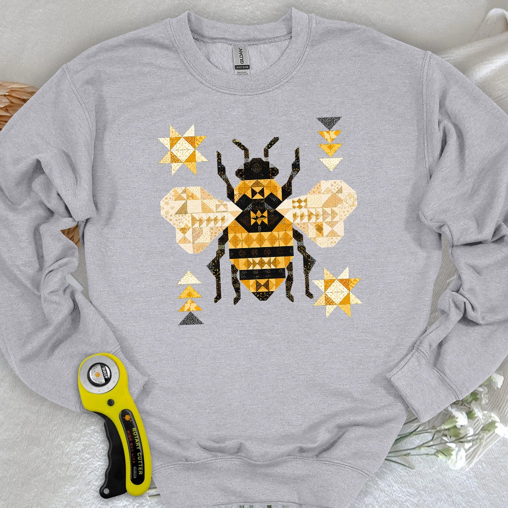 Patchwork Bee Sweatshirt