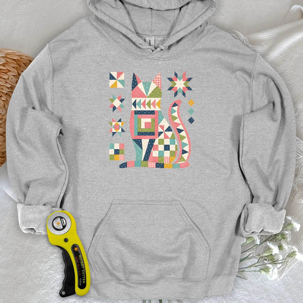 Patchwork Cat Hoodie