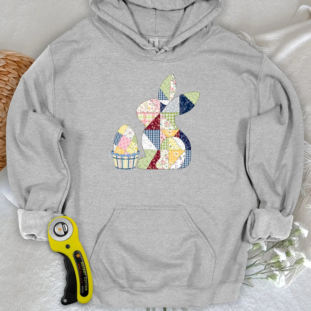 Patchwork Easter Bunny Hoodie