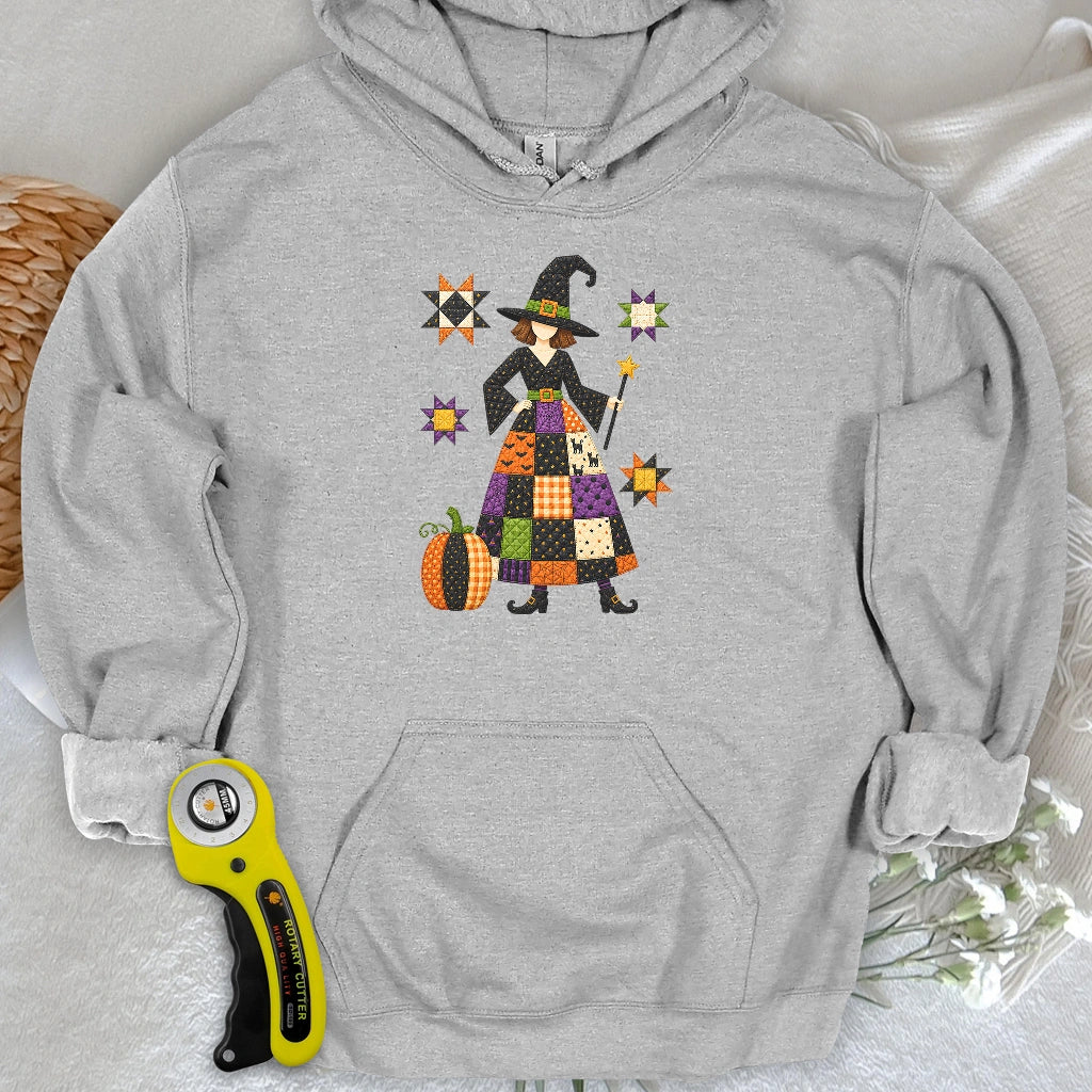 Patchwork Quilt Witch Hoodie