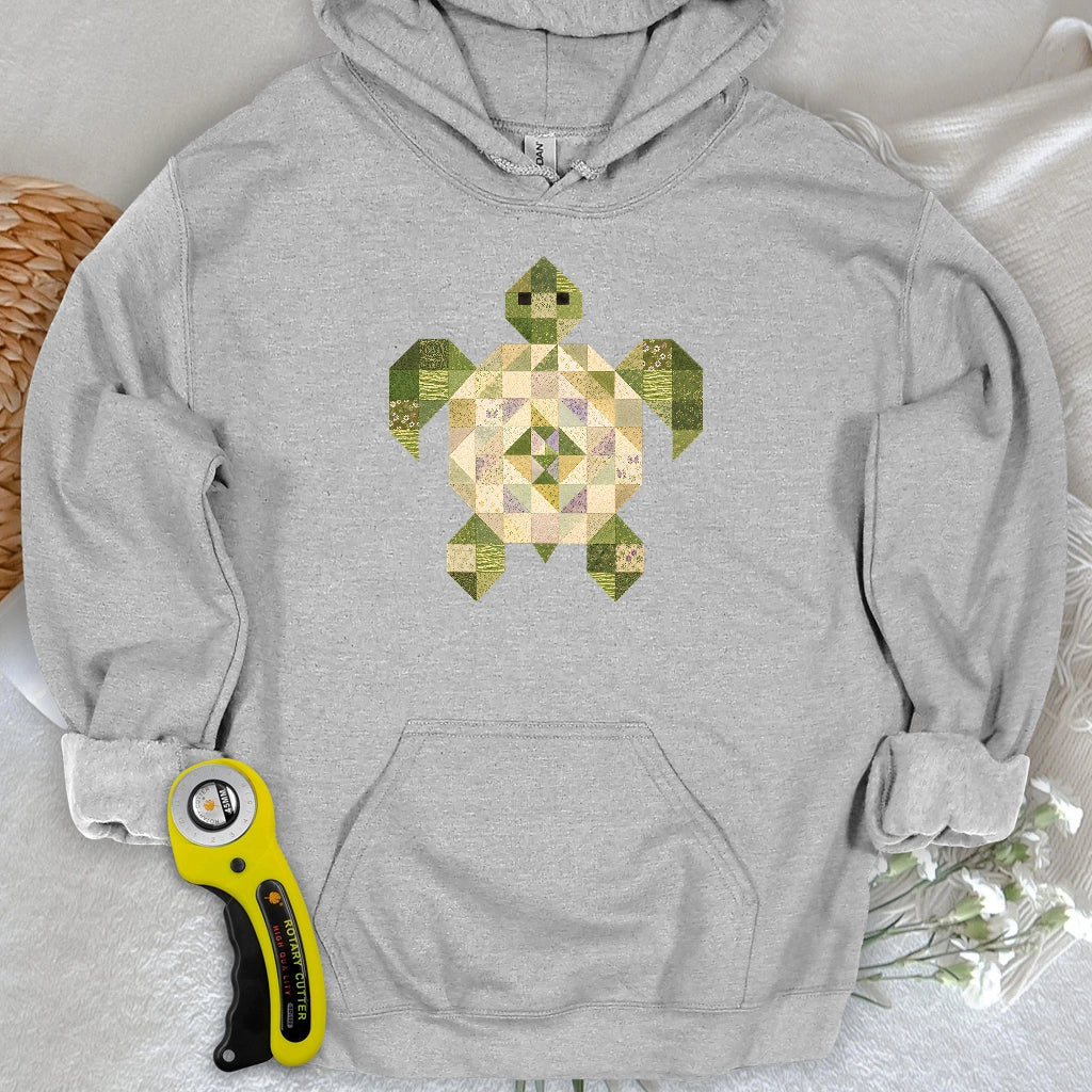 Patchwork Turtle Hoodie
