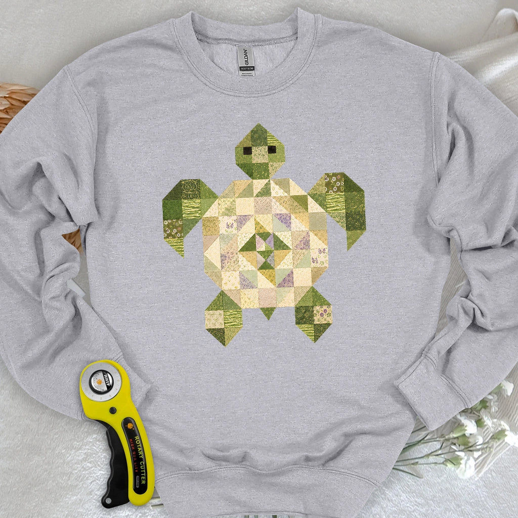 Patchwork Turtle Sweatshirt