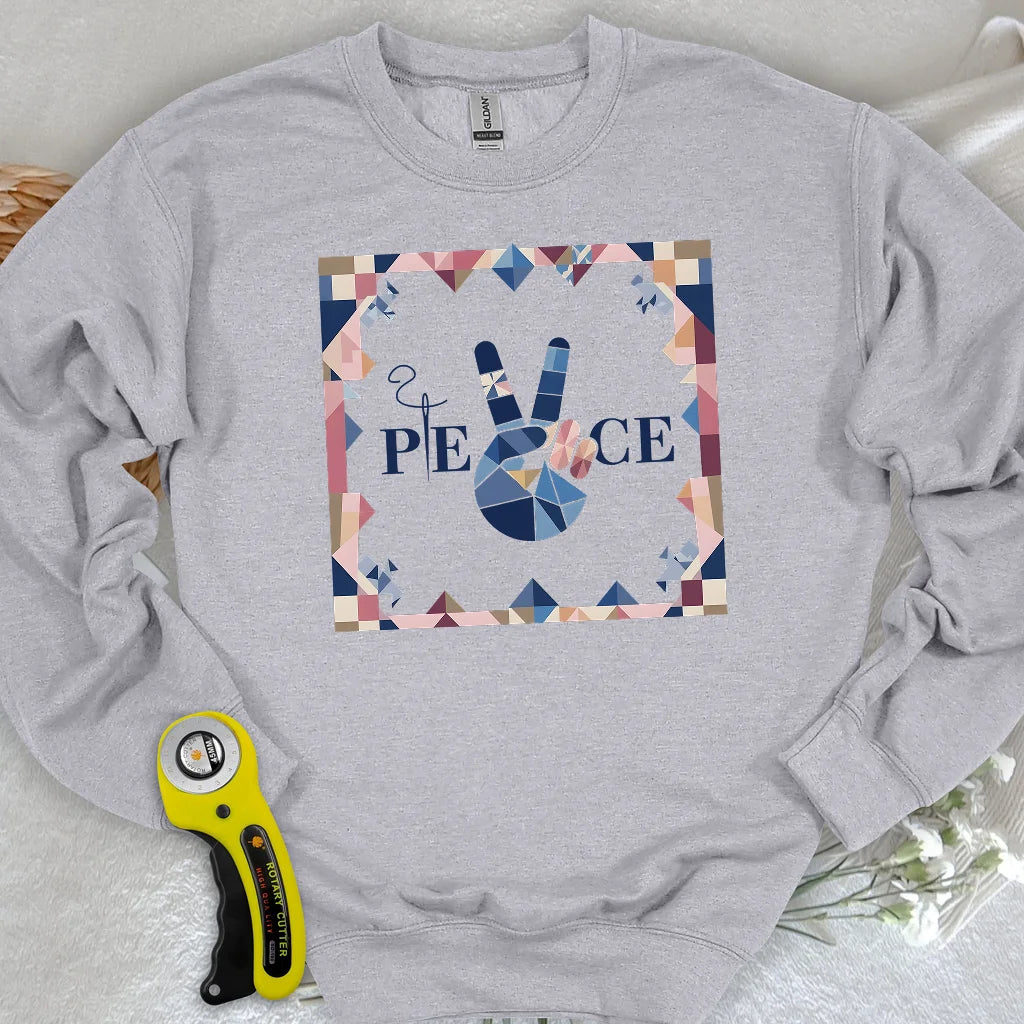 Sweat-shirt Piece & Peace