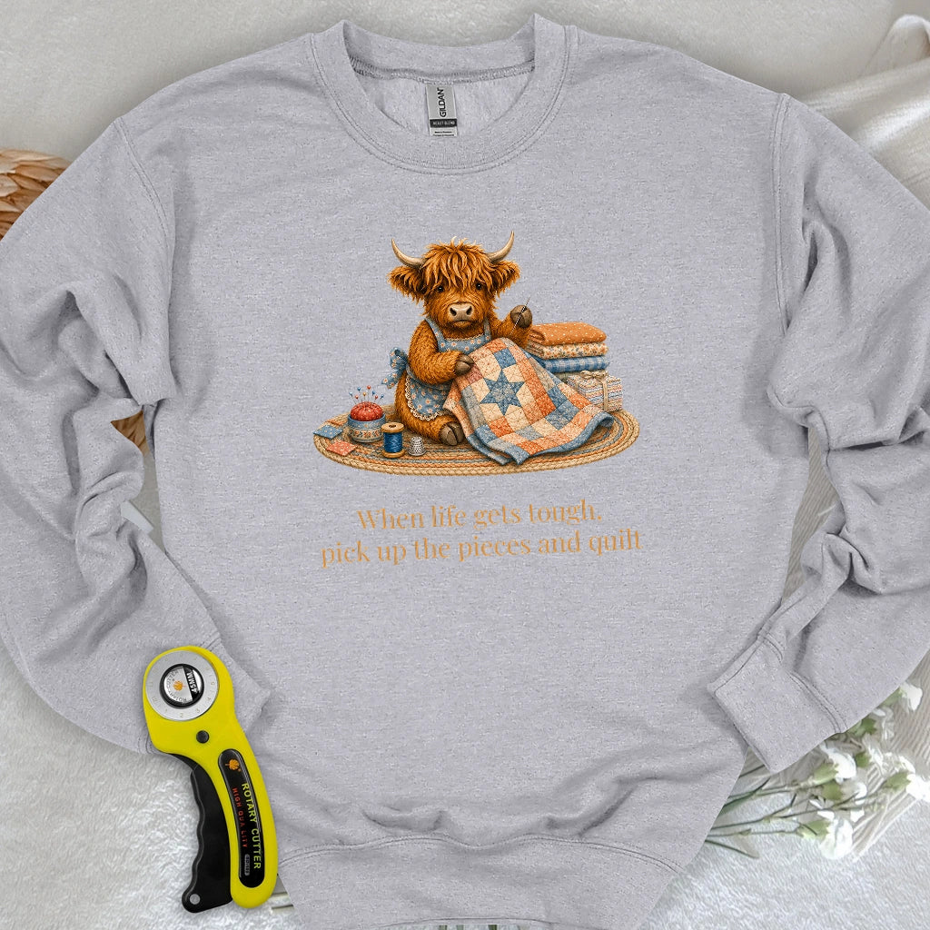 Pieces and Quilt Sweatshirt