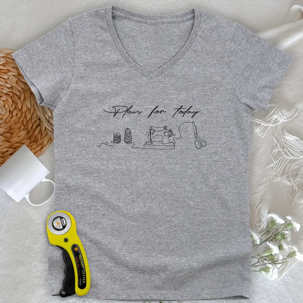 Plan du jour Col en V pour femme