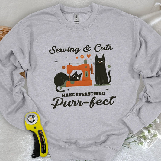 Purr-fect Sewing Sweatshirt