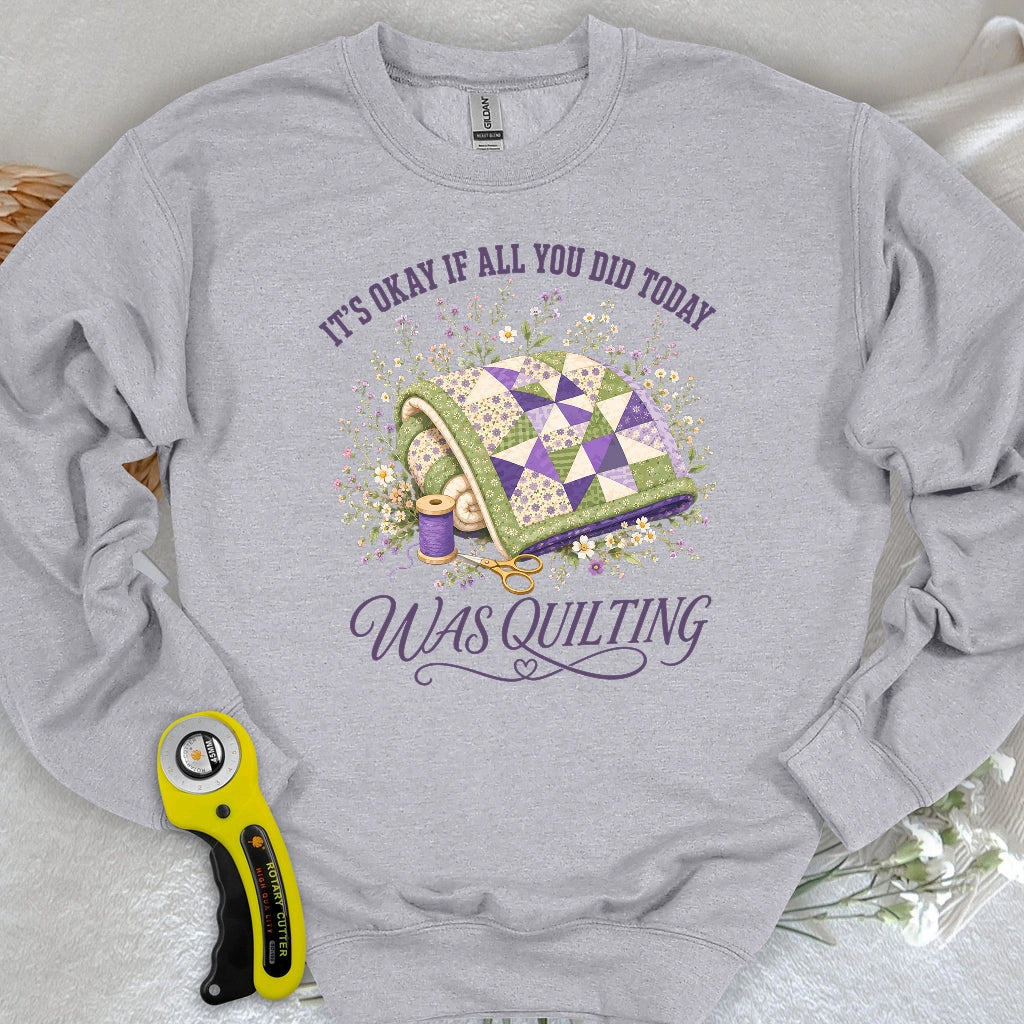 Quilt All Day Sweatshirt