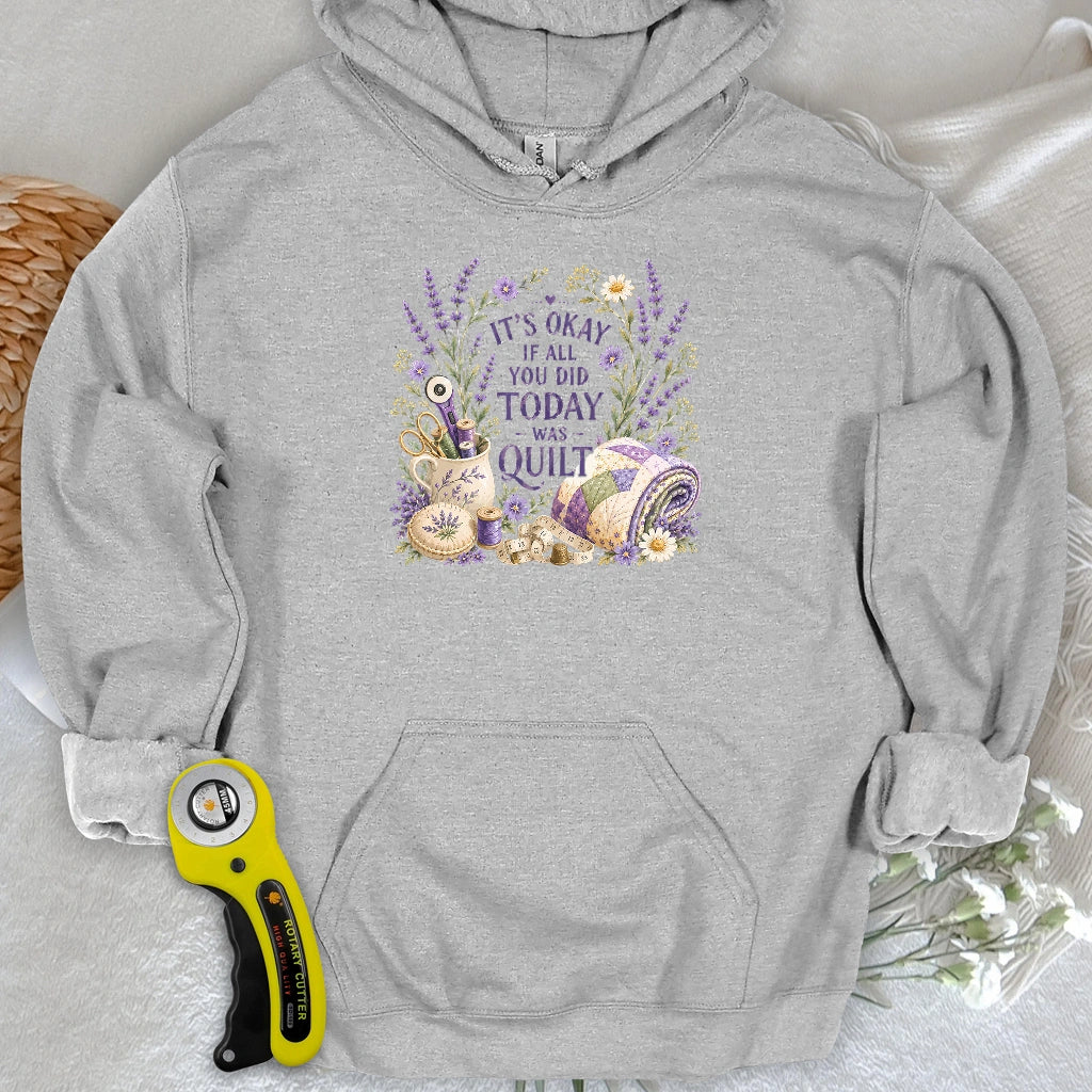 Quilt Days Are Productive Days Hoodie