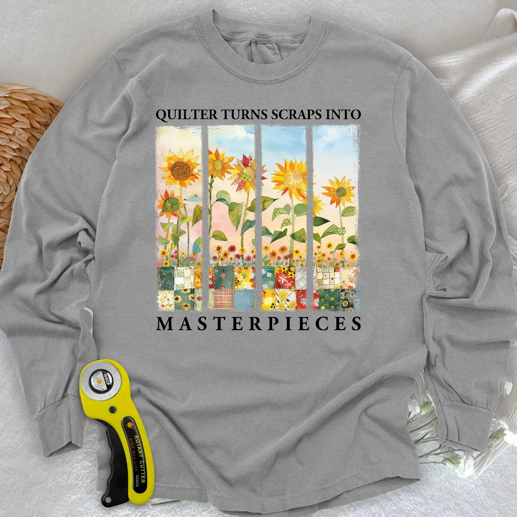 Quilt Meisterwerk Langarm-T-shirt