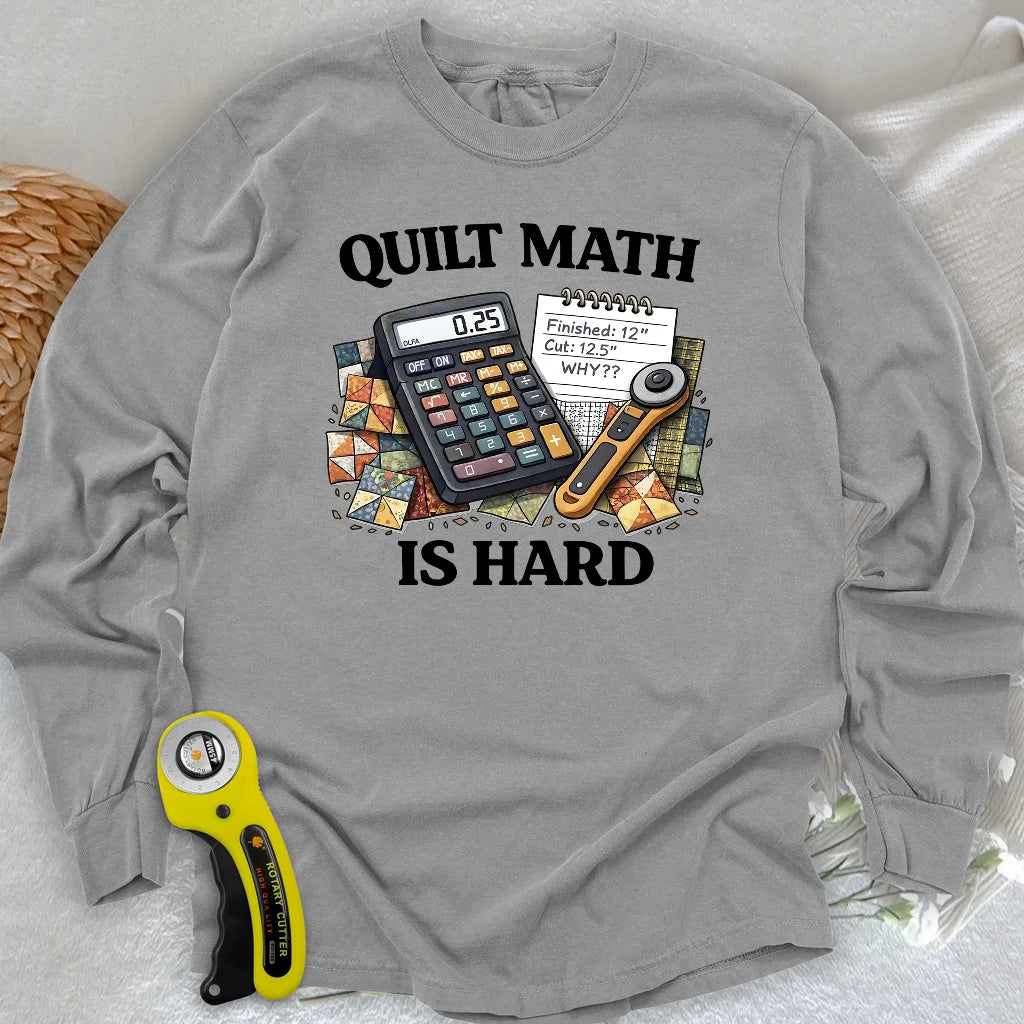 Quilt Math Survivor Long Sleeve T-shirt