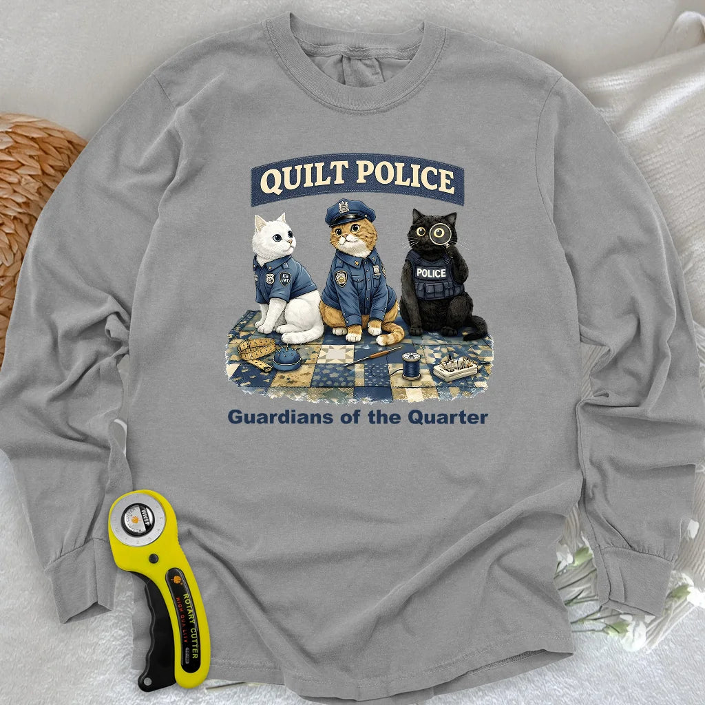 Quilt Police Long Sleeve T-shirt