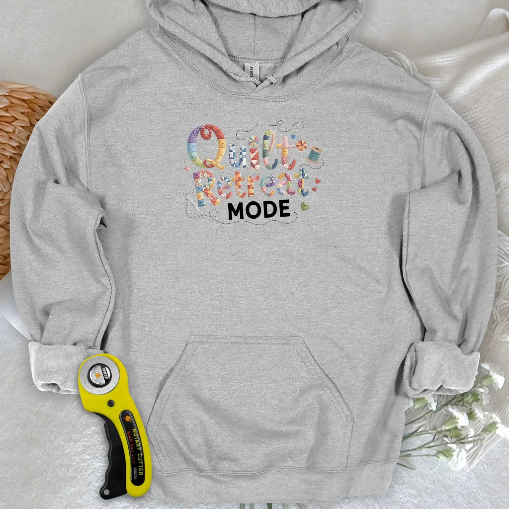 Quilt Retreat Mode Hoodie