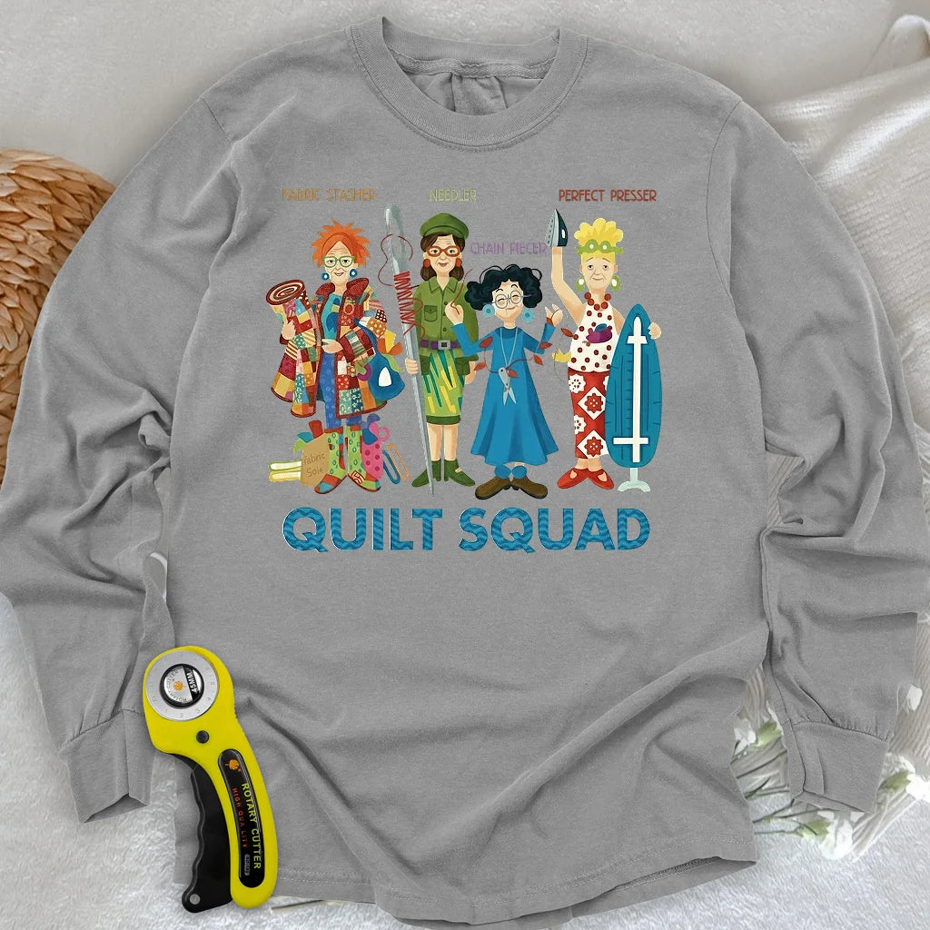 T-shirt à manches longues Quilt Squad