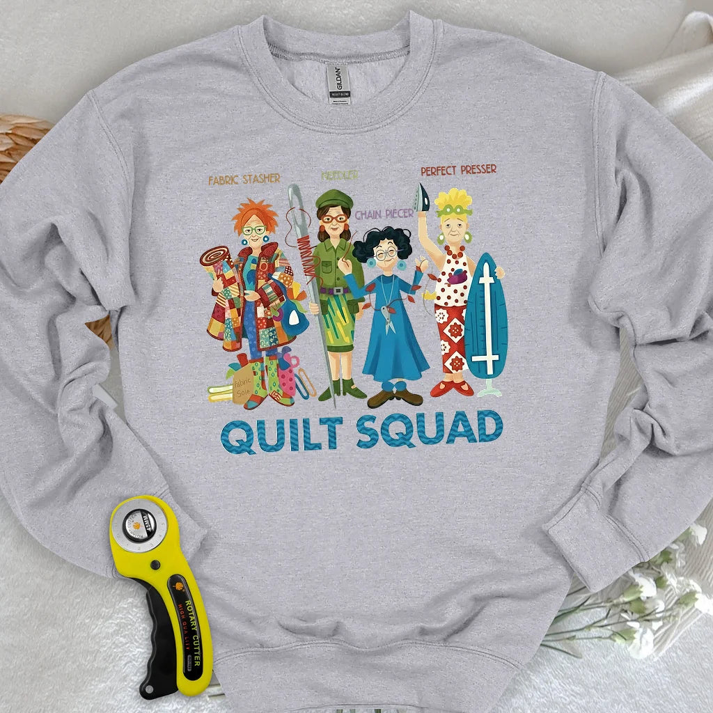 Steppdecken-Squad-Sweatshirt