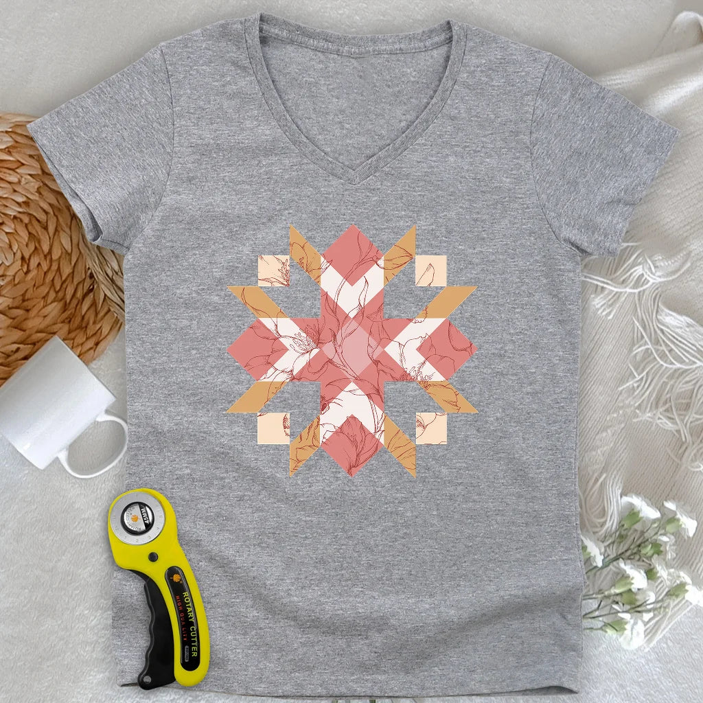 Chemisier Lady V-neck matelassé Botanica