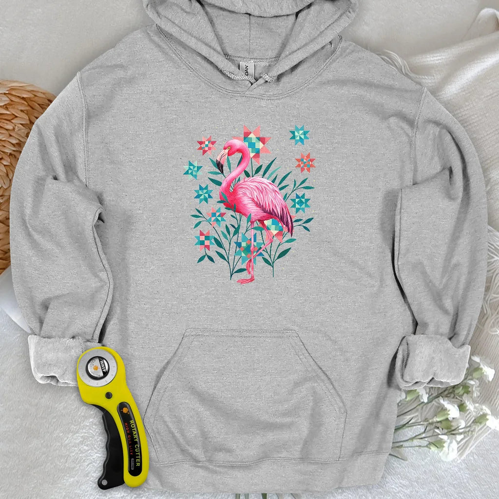 Sweat à capuche matelassé Jardin