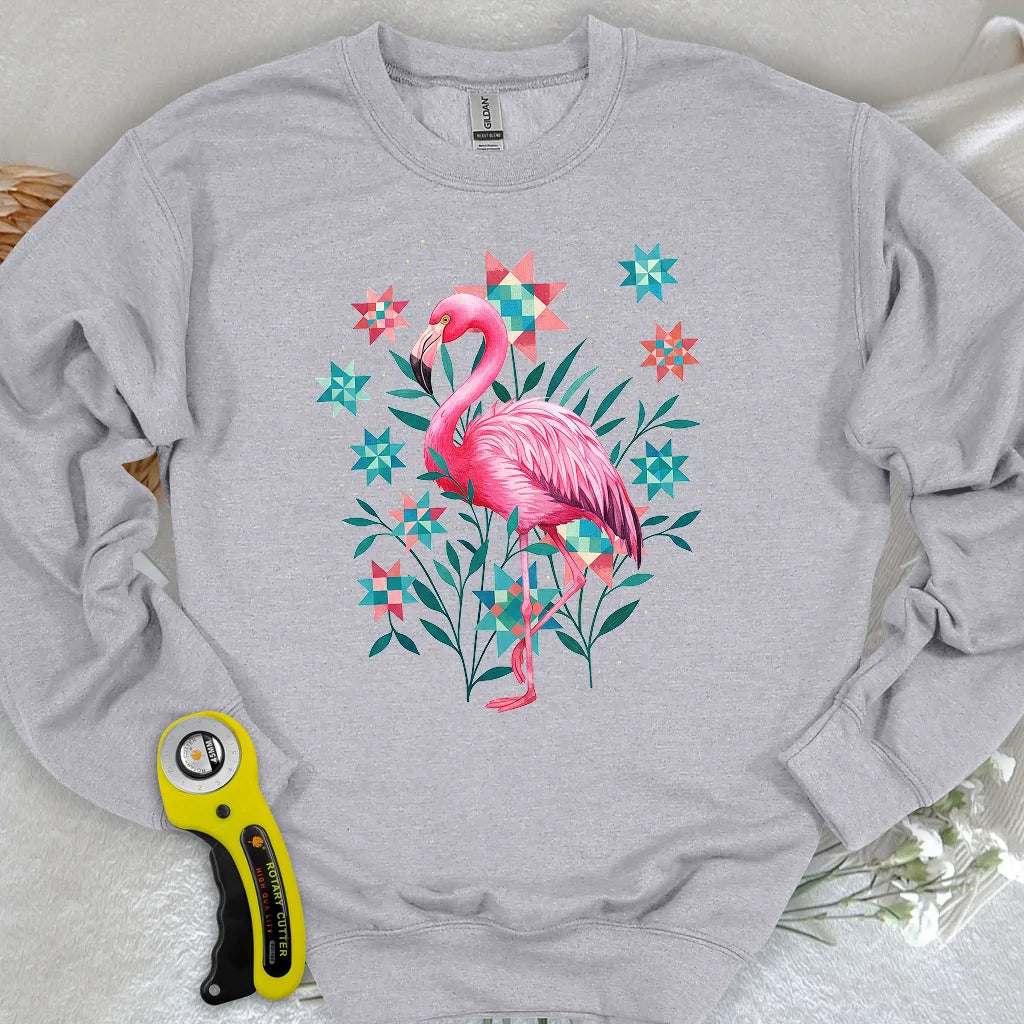 Sweat-shirt matelassé jardin