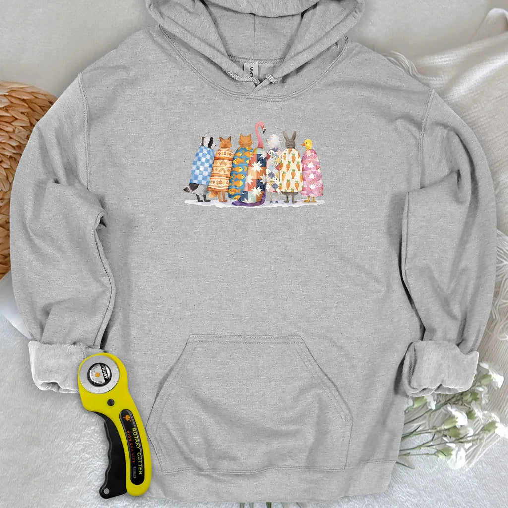 Sweat à capuche matelassé Quilted Souls