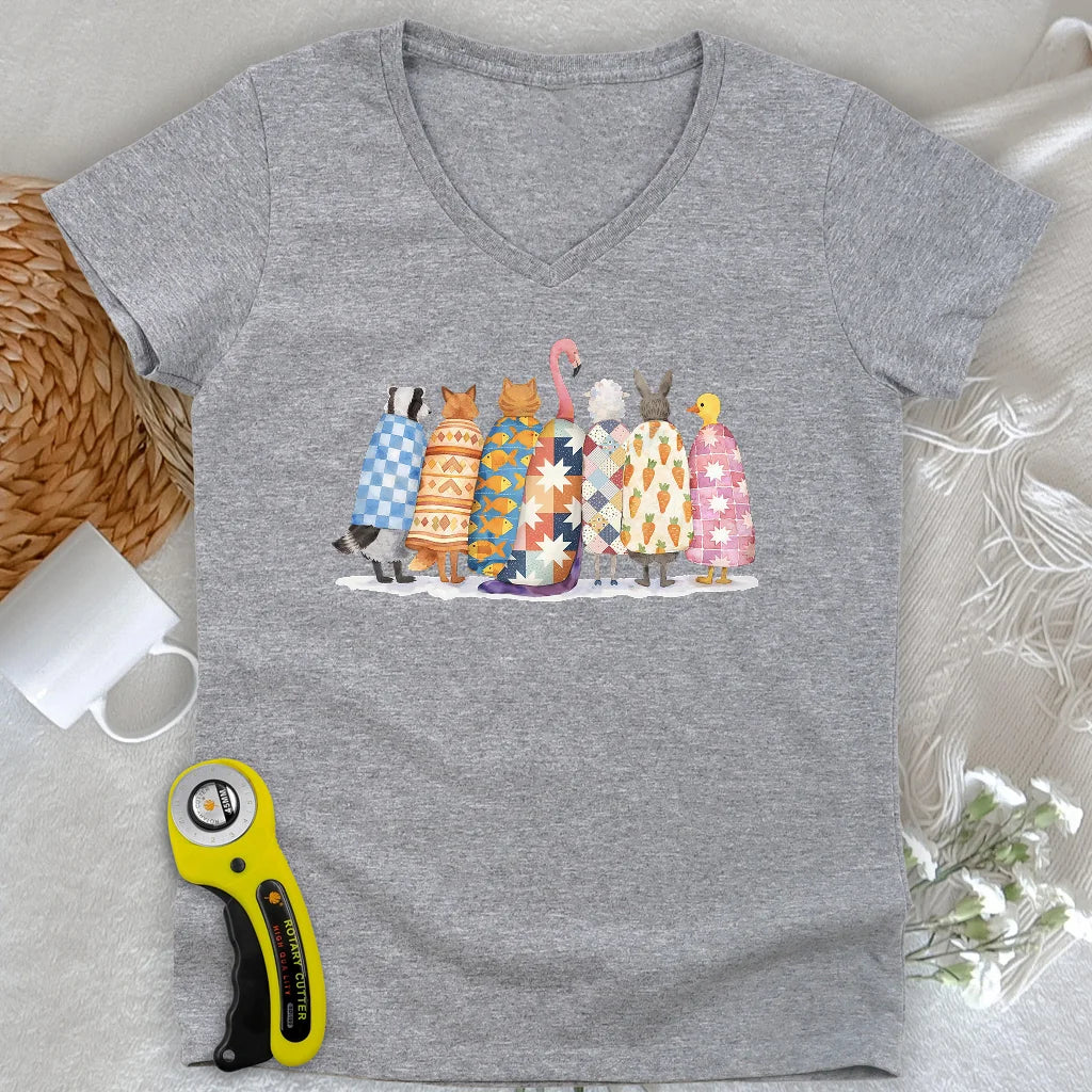 Quilted Souls Lady V-neck