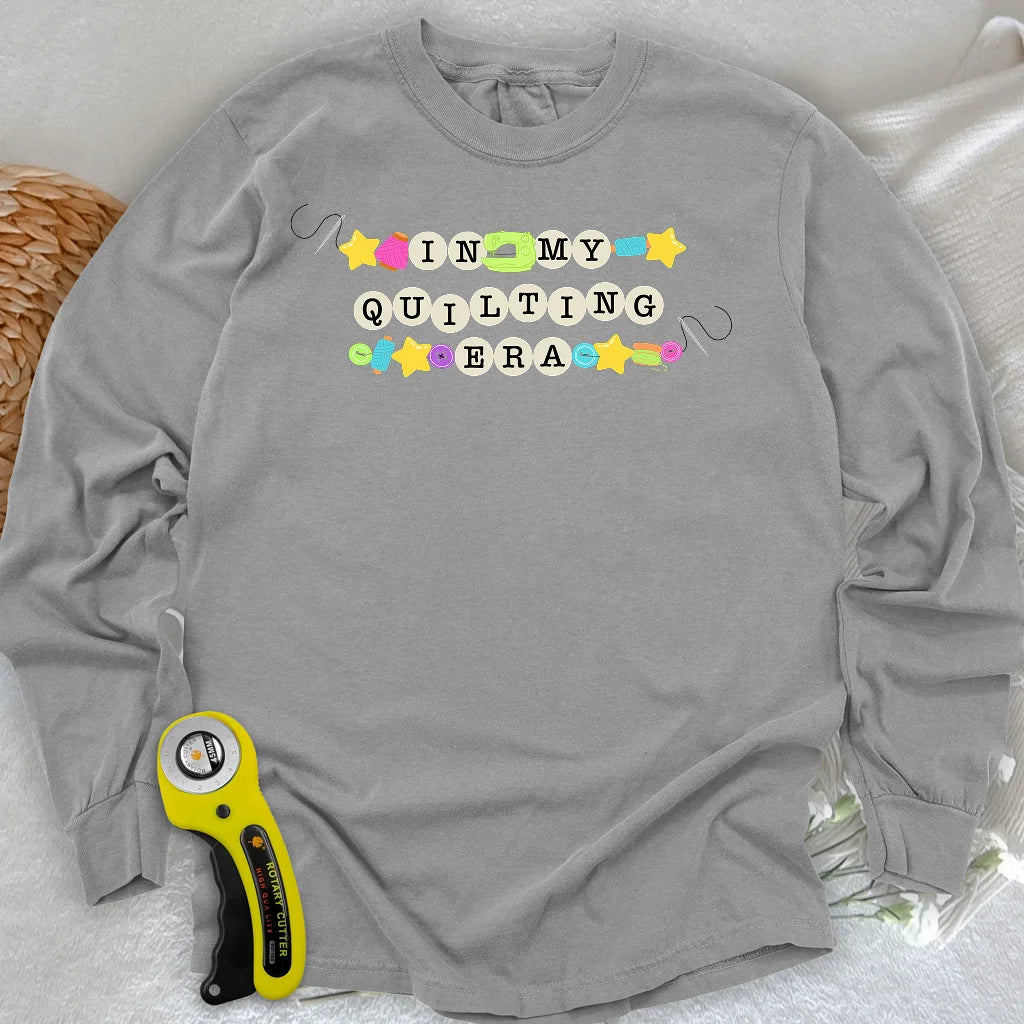 T-shirt matelassé à manches longues avec bracelet