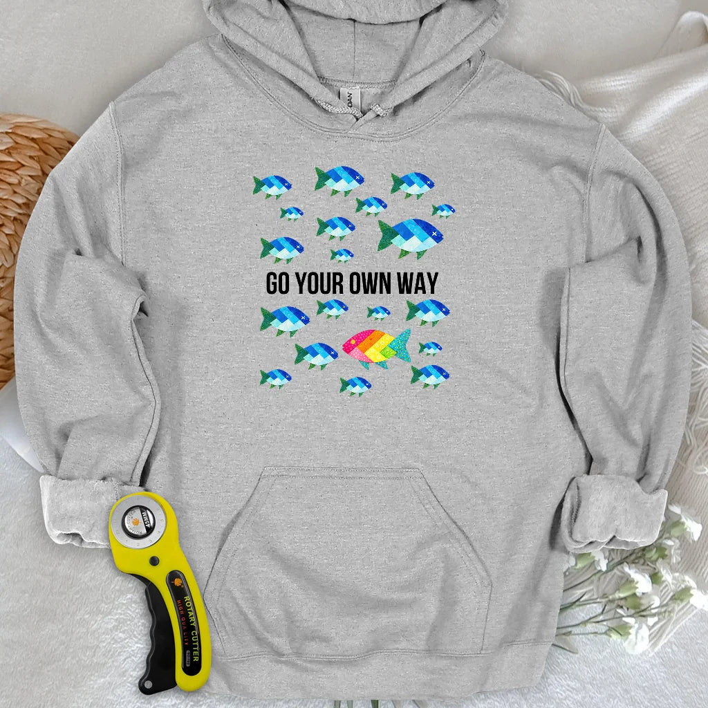 Sweat à capuche matelassé Individuality