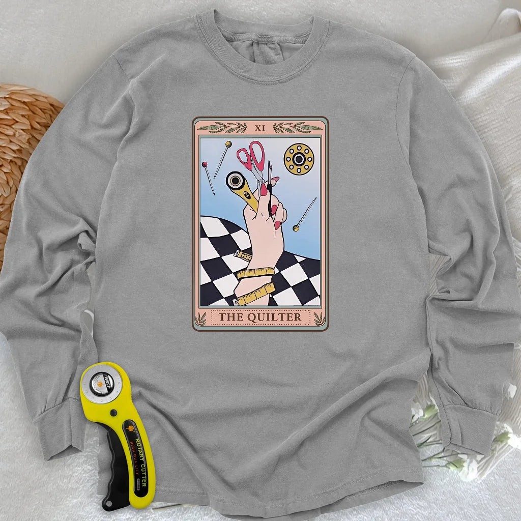 Quilter Tarot Langarmshirt