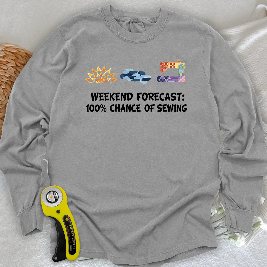 T-shirt à manches longues Quilter Weekend Forecast
